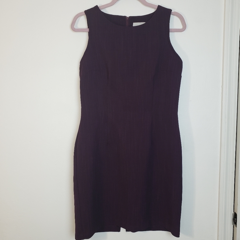 Scarlett Plum Color Sleeveless Crew Neck Purple Pencil Women's  Dress Size 9